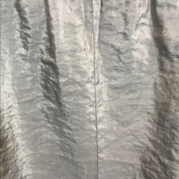 Bubble Skirt Cut Loose Iridescent Blue Metallic - Picture 5 of 7